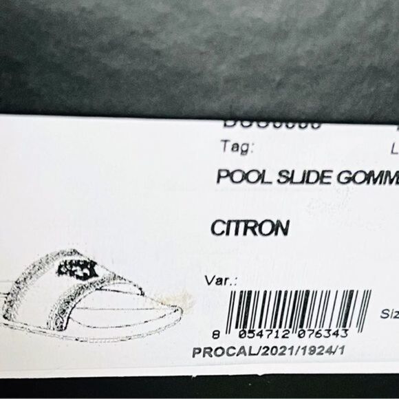 Versace Mens Pool Slides Medusa Logo Green 41 EU us 8 NEW - Picture 3 of 4